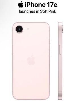 Apple iPhone 17e Soft Pink Smartphone ( unlocked )